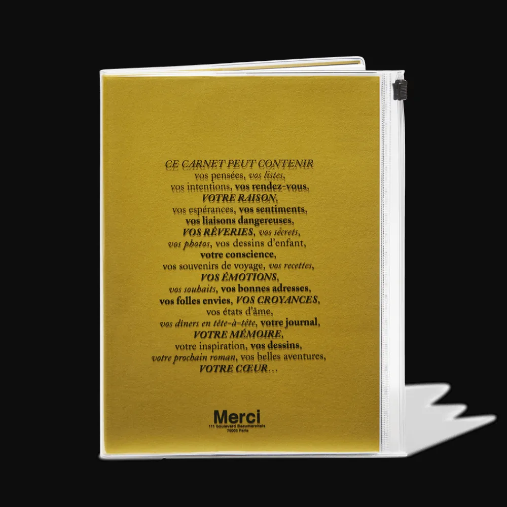 960 MARKS KAMOI Carnet Merci - Jaune