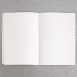 2962 BRANDBOOK Carnet Merci - Rayures Bleu Tyrrhénien et Rouge