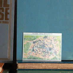 1197 LES PARISETTES Carte postale animée - Plan de Paris