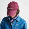 Women HOHO COCO Casquette unisexe brodée Non Merci - Bordeaux