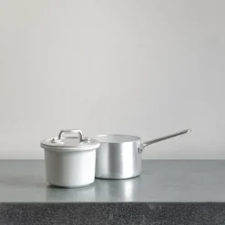 1771 ITALO OTTINETTI Casserole haute et couvercle en aluminium