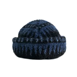 Women câbleami - Bonnet Jacquard - Bleu