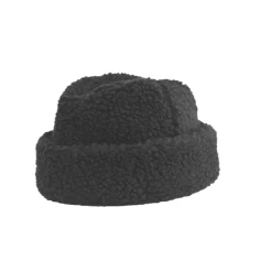 Women câbleami - Chapeau en sherpa - Noir