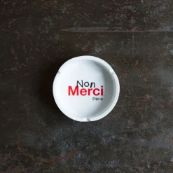 1859 ESSEASCREEN Cendrier - Rouge "Rive Droite" - Non Merci