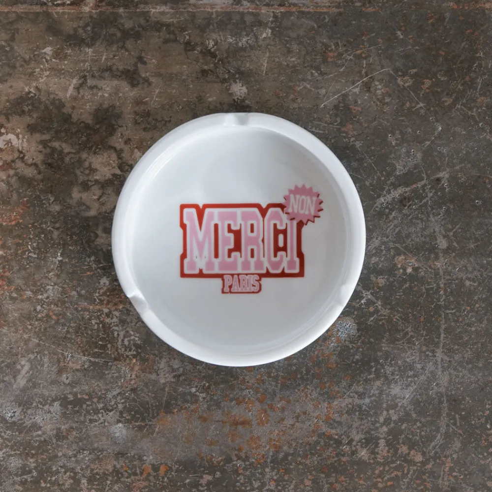 1799 MARKM LASER Cendrier Non Merci - Rose