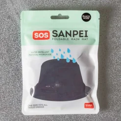1588 LEGAMI Chapeau de pluie pliable - Noir