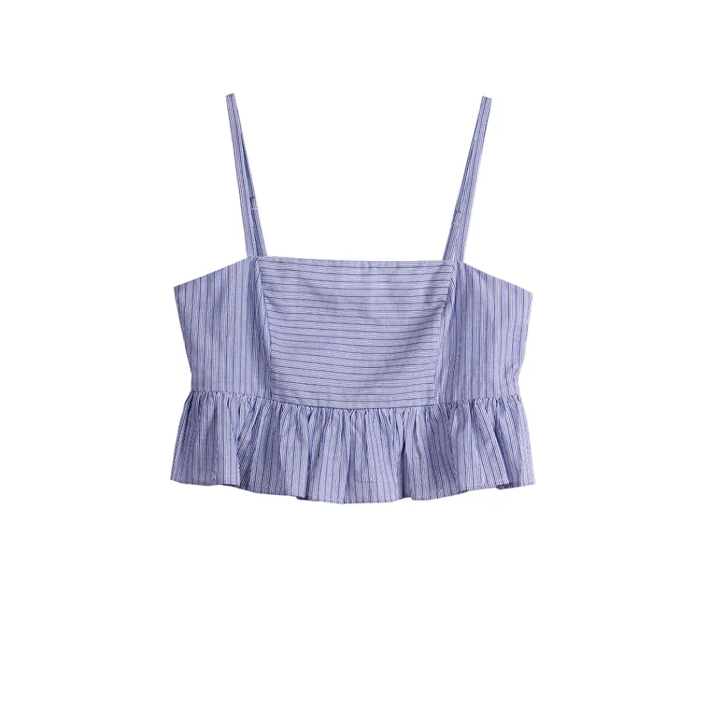 Women Ciao Lucia - Blouse Tuva - Bleu à rayures