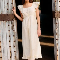 Women Ciao Lucia - Robe Olin - Ecru