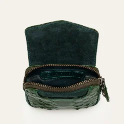Women Claris Virot - Porte Monnaie Karl - Vert Python
