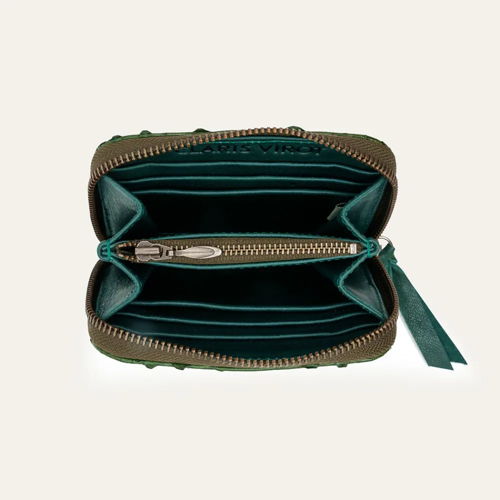 Women Claris Virot - Portefeuille Mini Bob Pyhton - Vert