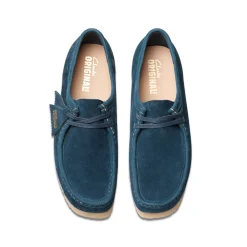Clarks - Wallabee - Bleu