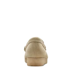 Women Clarks - Wallabee Loafer - Maple Suede