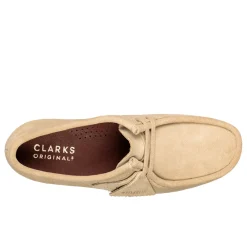 Women Clarks - Wallabee W - Maple suede