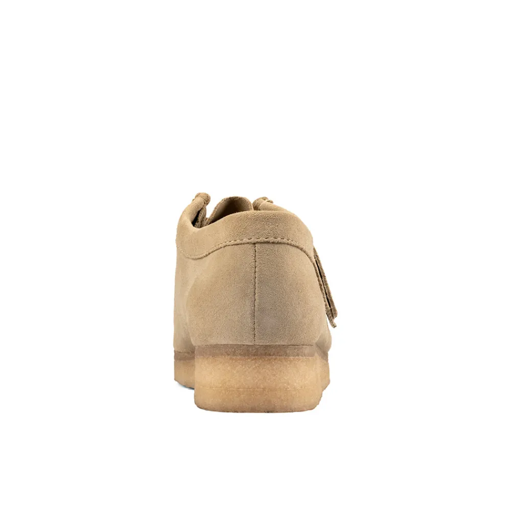 Women Clarks - Wallabee W - Maple suede