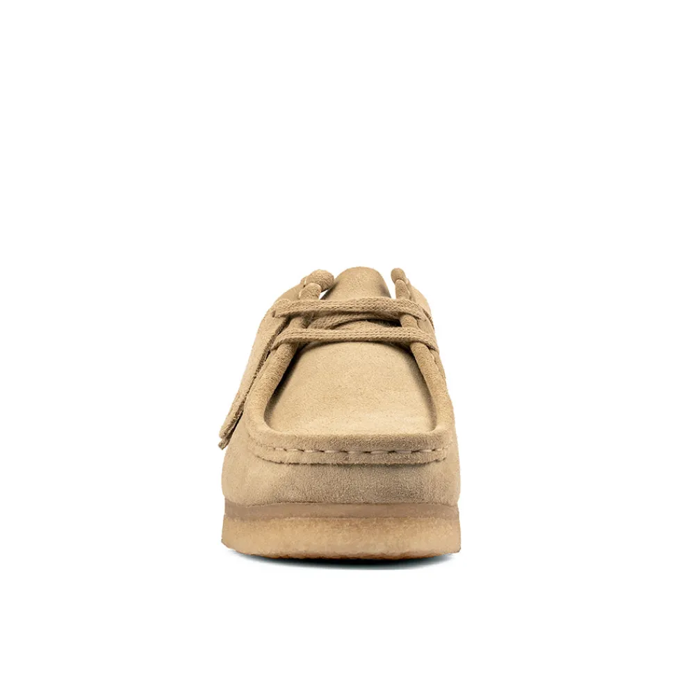 Women Clarks - Wallabee W - Maple suede