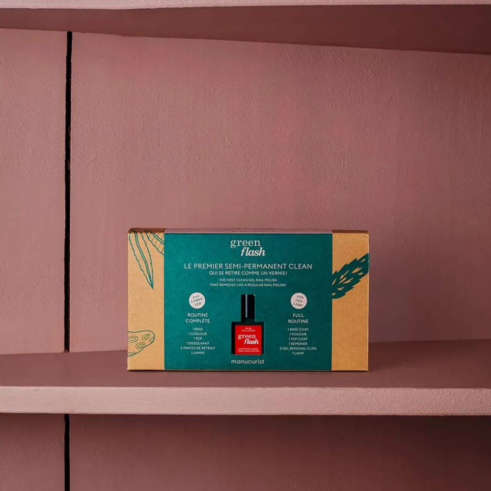 546 MANUCURIST Coffret Green Flash Poppy Red 24W - Manucurist