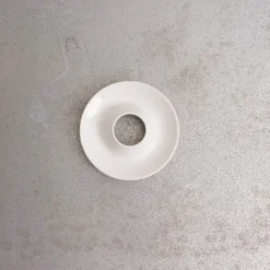 2168 HAKUSAN TOHKI Coquetier porcelaine - Blanc