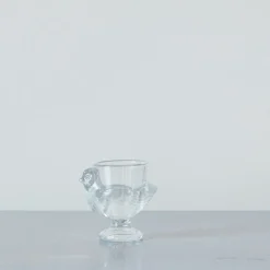 2926 ARC DIGITAL Coquetier poule en verre pressé