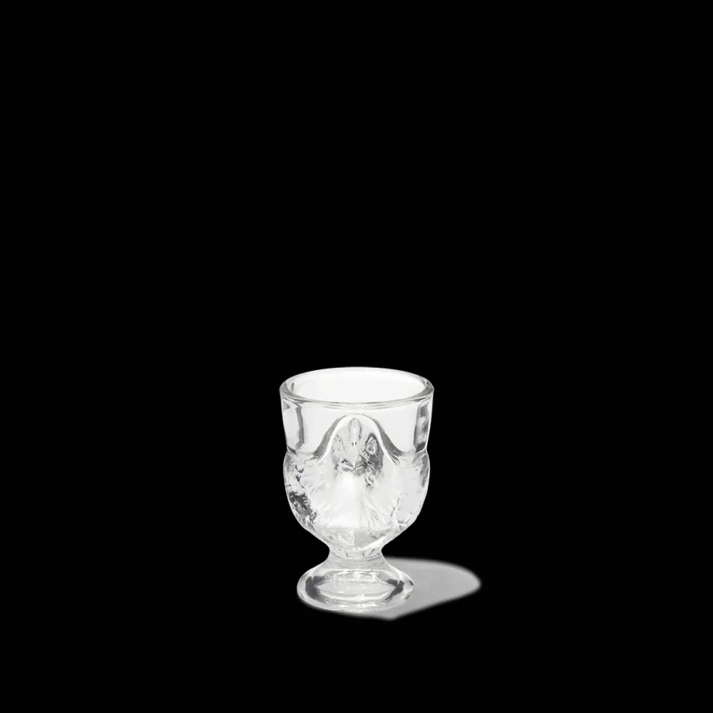 2926 ARC DIGITAL Coquetier poule en verre pressé
