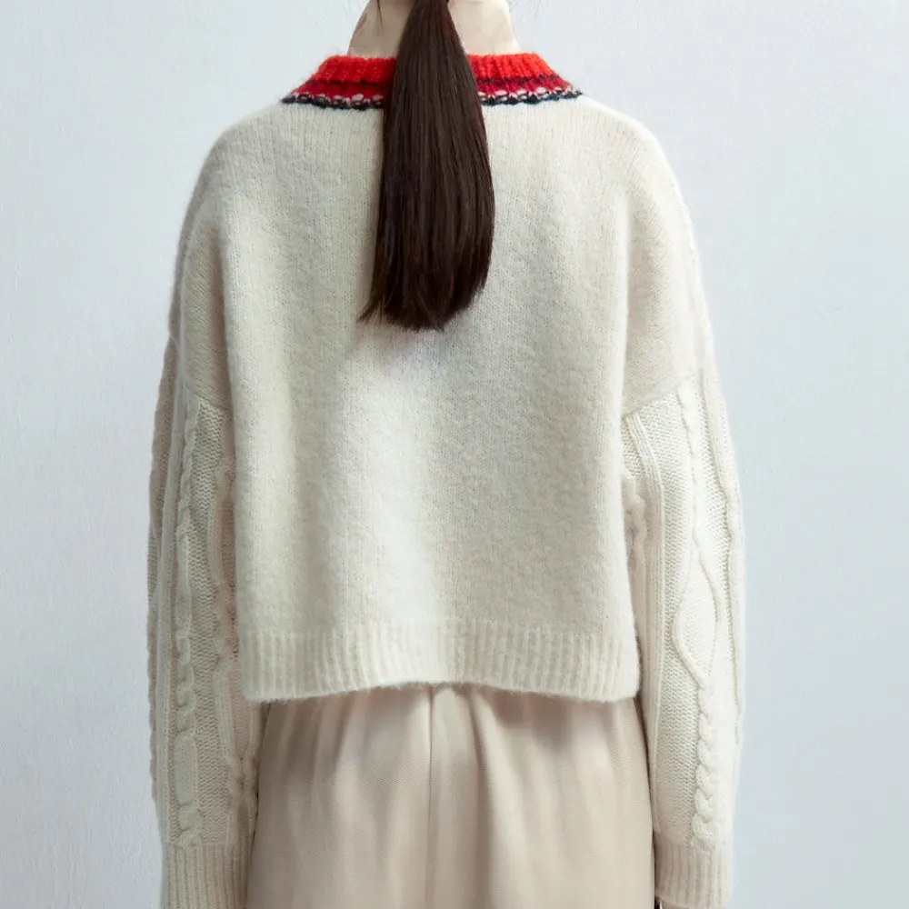Women Cordera - Cardigan - Blanc