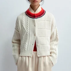 Women Cordera - Cardigan - Blanc