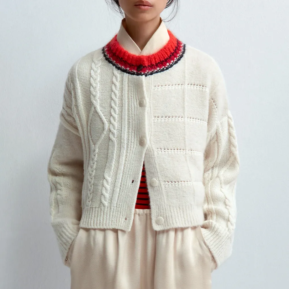 Women Cordera - Cardigan - Blanc