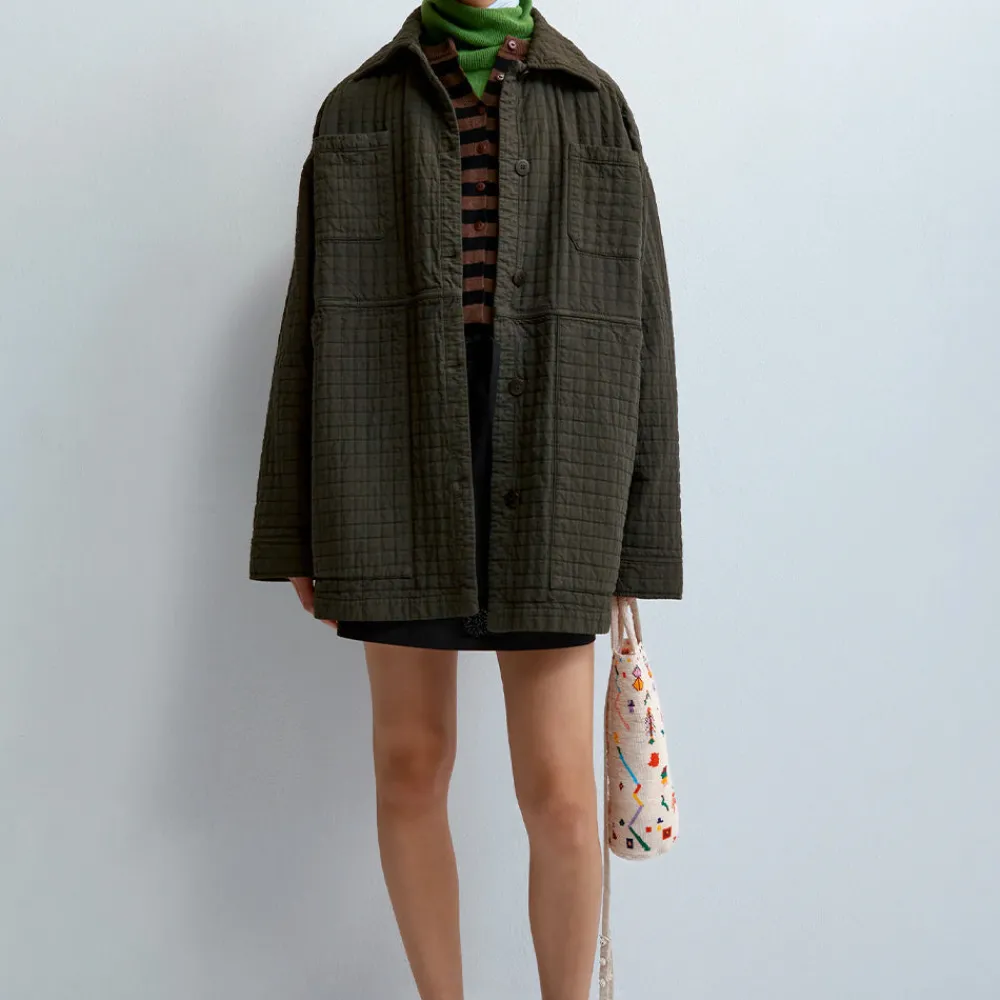 Women Cordera - Cardigan Rayé - Marron