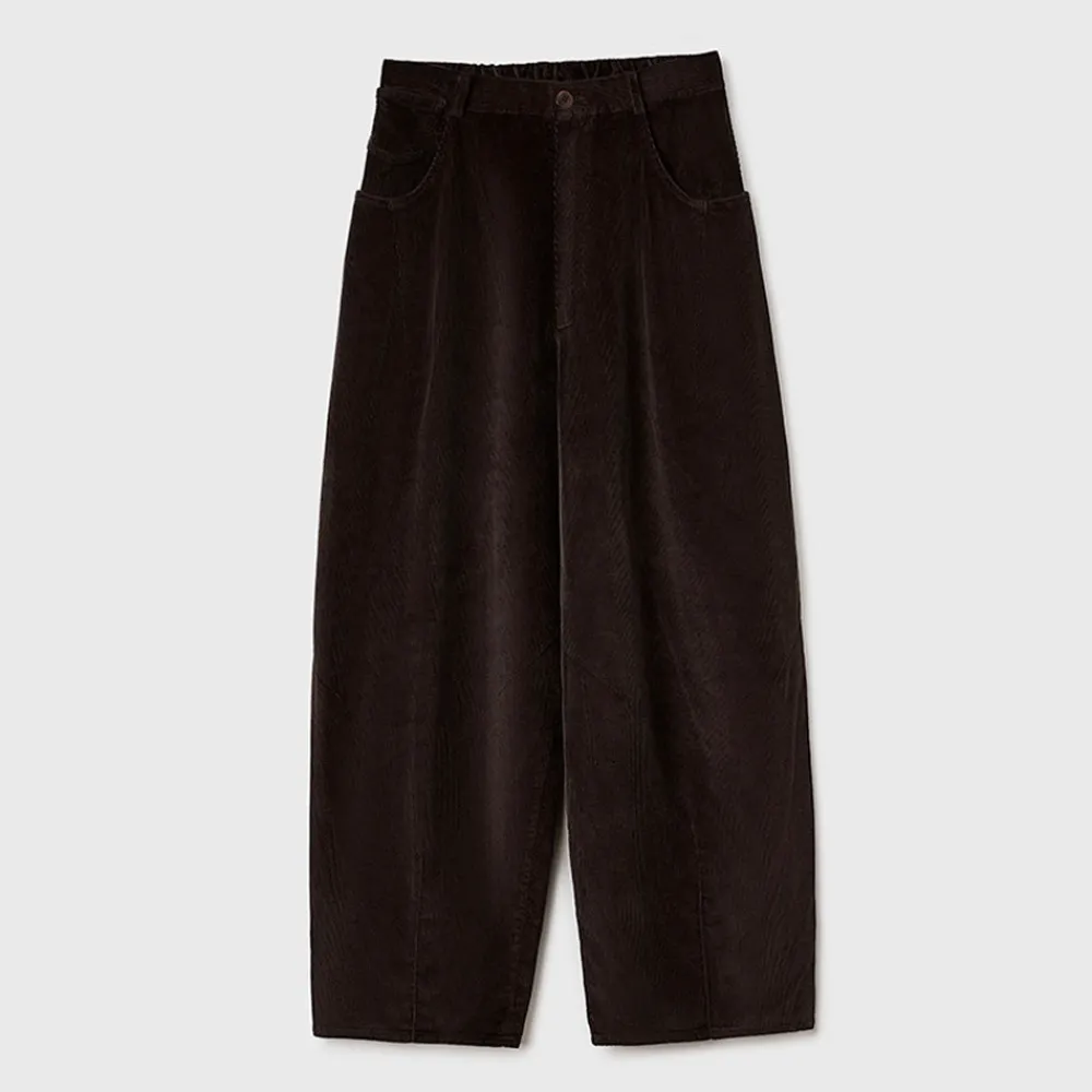 Women Cordera - Pantalon Velours Baggy - Marron