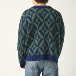 CORRIDOR - Cardigan Diamond - Navy