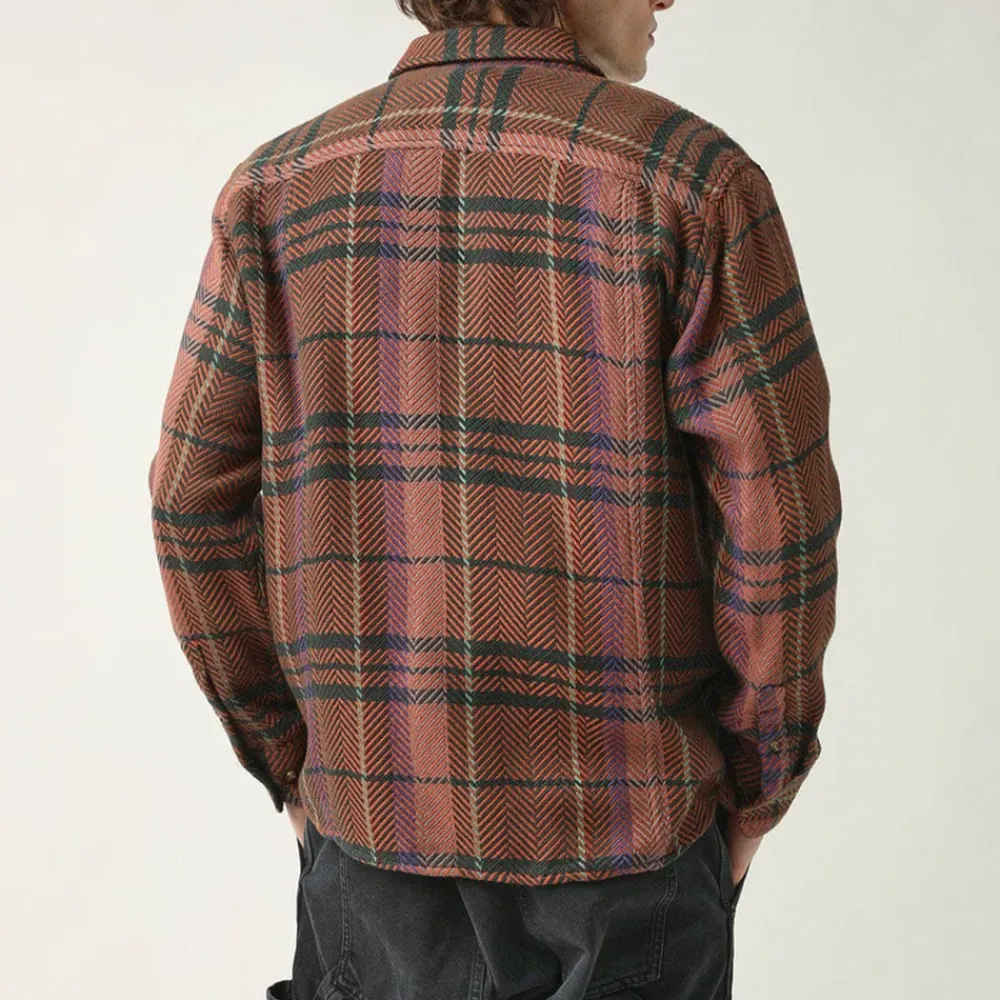 CORRIDOR - Chemise Acid Plaid Totem - Marron