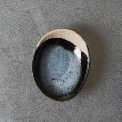 925 JARS CERAMISTES Coupelle en grès émaillé Wabi - Bleu