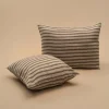 1050 MOISMONT Coussin en laine n°75 - Navy Blue - Moismont