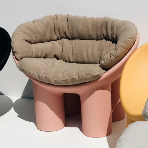 246 DRIADE Coussin Fauteuil Roly Poly - Marrone - Driade
