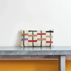 397 GOLDEN EDITIONS Coussin Kente To + Fro - Beige