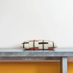397 GOLDEN EDITIONS Coussin Kente To + Fro - Beige