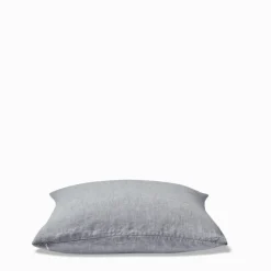200 LINTEX Coussin épais en lin - Chambray Bleu