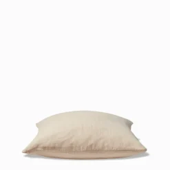 200 LINTEX Coussin épais en lin - Chambray Jaune