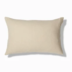 200 LINTEX Coussin épais en lin - Chambray Jaune