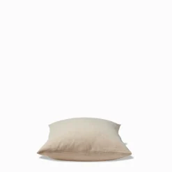 200 LINTEX Coussin épais en lin - Chambray Jaune