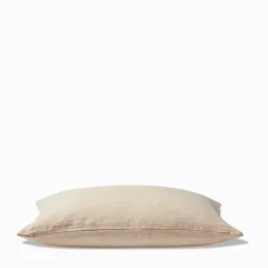 200 LINTEX Coussin épais en lin - Chambray Jaune