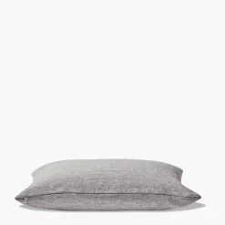 200 LINTEX Coussin épais en lin - Chambray Noir