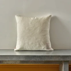 200 LINTEX Coussin épais en lin - Chambray Pierre