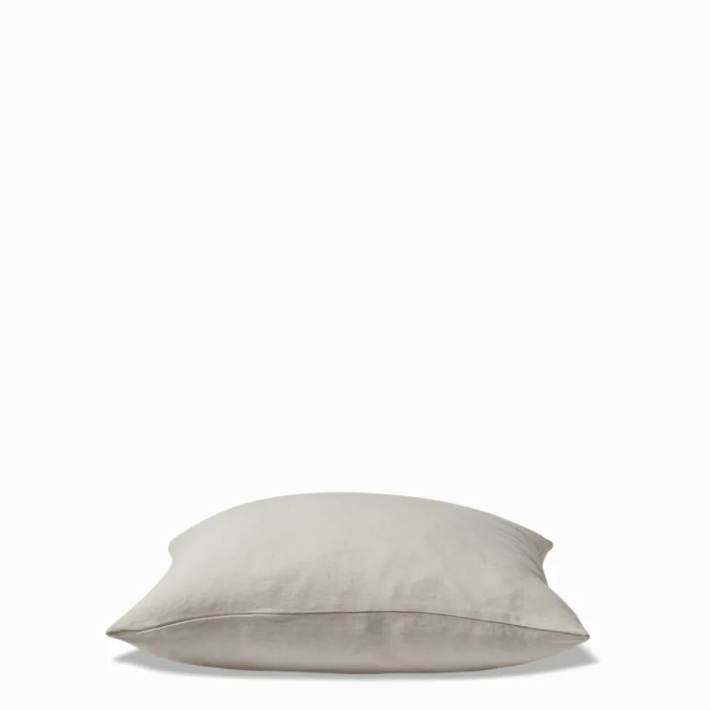 200 LINTEX Coussin épais en lin - Chambray Pierre