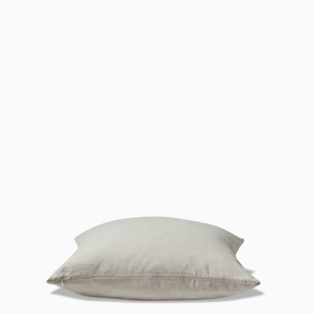 200 LINTEX Coussin épais en lin - Chambray Pierre