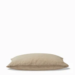 200 LINTEX Coussin épais en lin - Chambray Olive