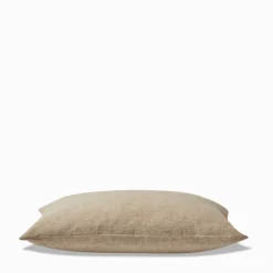 200 LINTEX Coussin épais en lin - Chambray Olive