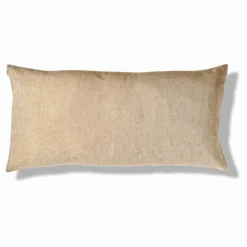 200 LINTEX Coussin épais en lin - Chambray Olive