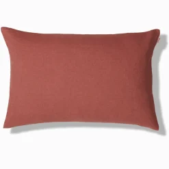 200 LINTEX Coussin épais en lin - Uni Rose