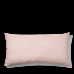 2100 GAZEX Coussin rectangle en gaze de coton - Rose de Bagatelle