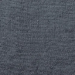 200 LINTEX Coussin rectangle en lin lavé - Bleu Pétrole